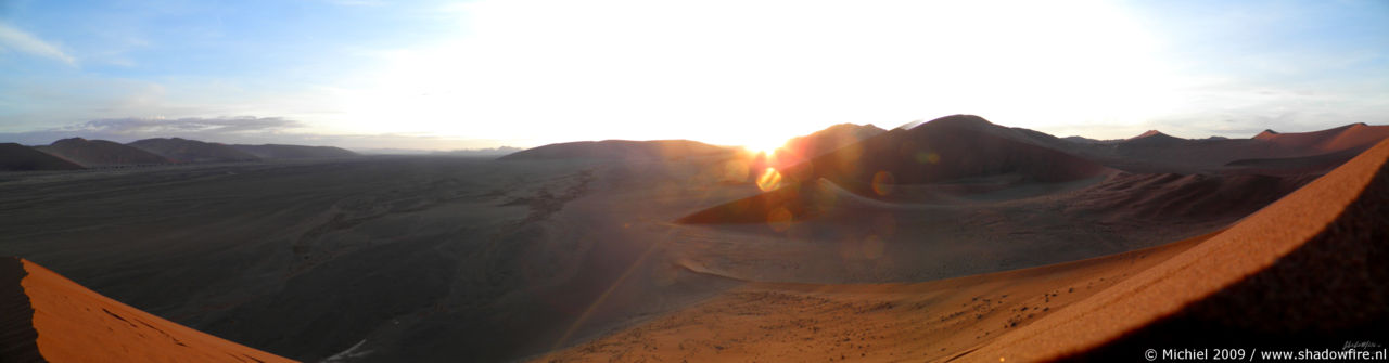 Dune 45 panorama Dune 45, The Sand Dune Sea, Namib Desert, Namibia, Africa 2011,travel, photography,favorites, panoramas