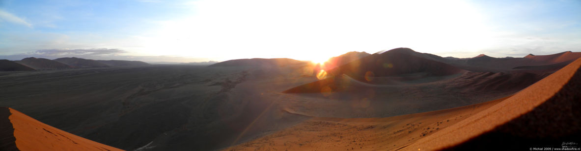Dune 45 panorama Dune 45, The Sand Dune Sea, Namib Desert, Namibia, Africa 2011,travel, photography,favorites, panoramas