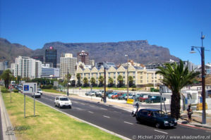 Table Mountain, downtown, Cape Town, South Africa, Africa 2011,travel, photography