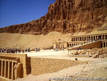 Hatshepsut temple, West Bank, Luxor, Egypt 2004,travel, photography