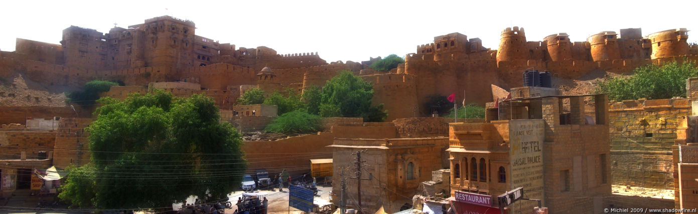 fort panorama fort, Jaisalmer, Rajasthan, India, India 2009,travel, photography, panoramas