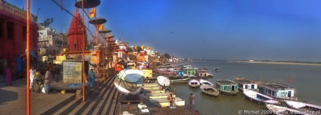 Dasaswamedh main Ghat panorama Dasaswamedh main Ghat, Ganges river, Varanasi, Uttar Pradesh, India, India 2009,travel, photography,favorites, panoramas