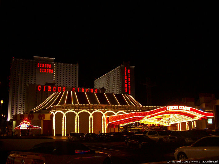 Circus Circus, The Strip, Las Vegas BLV, Las Vegas, Nevada, United States 2008,travel, photography