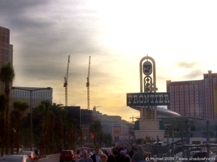 Frontier, The Strip, Las Vegas BLV, Las Vegas, Nevada, United States 2008,travel, photography