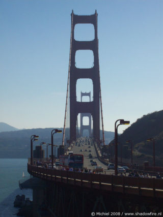 Golden Gate Bridge, Sausalito, California, United States 2008,travel, photography