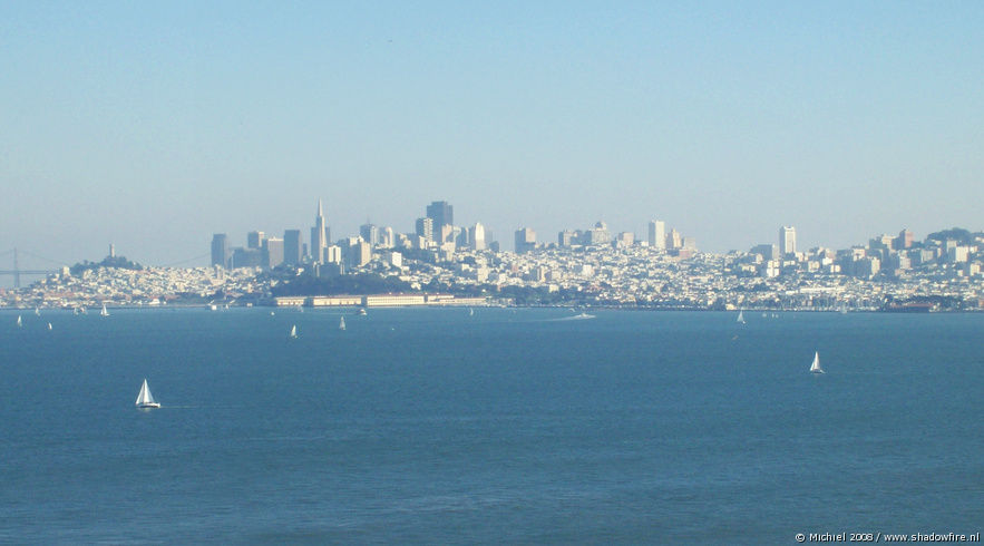 San Francisco panorama San Francisco, San Francisco Bay, Golden Gate Bridge, Sausalito, California, United States 2008,travel, photography, panoramas
