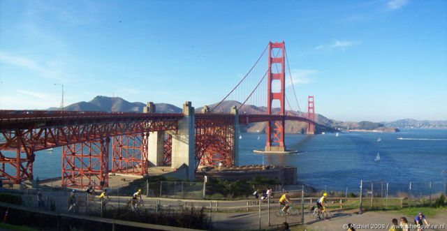 Golden Gate Bridge panorama Golden Gate Bridge, San Francisco, California, United States 2008,travel, photography,favorites, panoramas