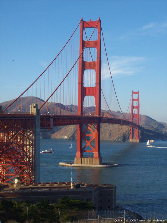 Golden Gate Bridge, San Francisco, California, United States 2008,travel, photography