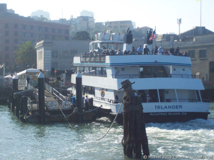 Ferry from Alcatraz, San Francisco Bay, San Francisco, California, United States 2008,travel, photography