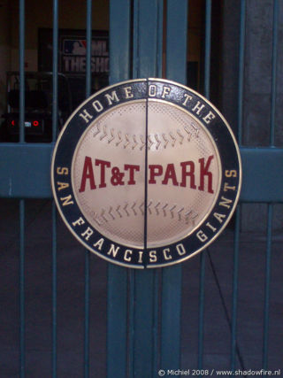 Giants,AT and T Park, baseball, stadium, San Francisco, California, United States 2008,travel, photography