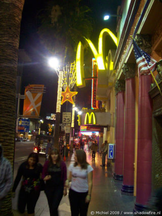 Hollywood BLV, Hollywood, Los Angeles area, California, United States 2008,travel, photography