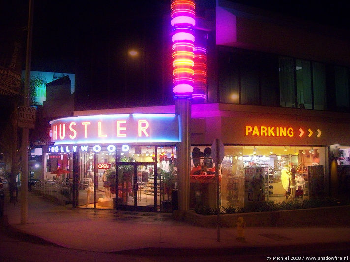 Hustler store, Sunset BLV, Hollywood, Los Angeles area, California, United States 2008,travel, photography,favorites