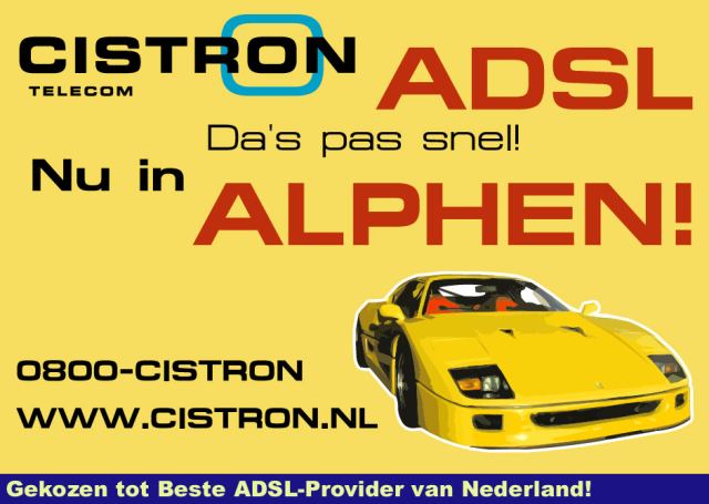 Cistron ADSL billboard ISP work, print, portfolio, Cistron, illustrator