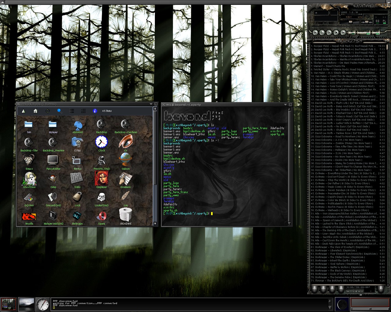 Linux Enlightenment DR16 desktop desktops,screenshots